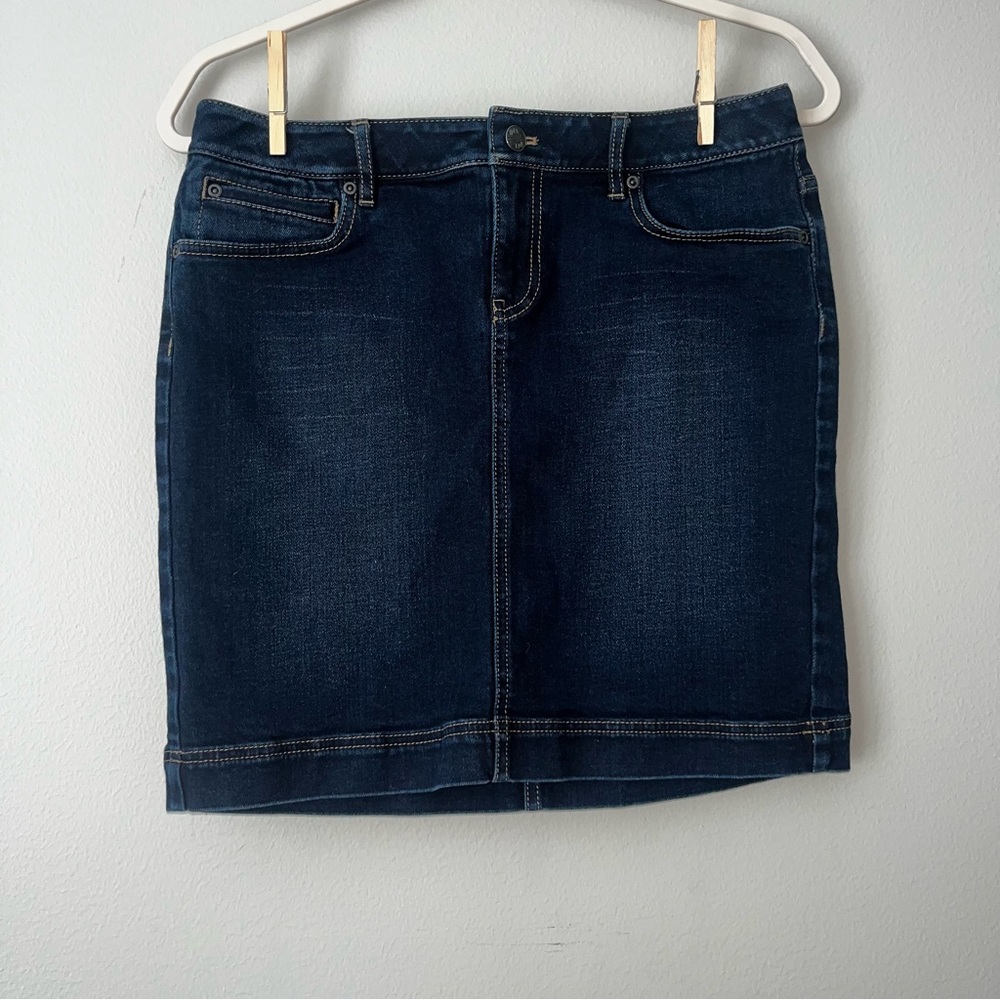 J‎ Jill denim skirt / size 6P
